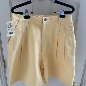 TWO PAIR SIZE 12 BRAND (RUFF HEWN & BILL BLASS) 100% COTTON SHORTS-NWT